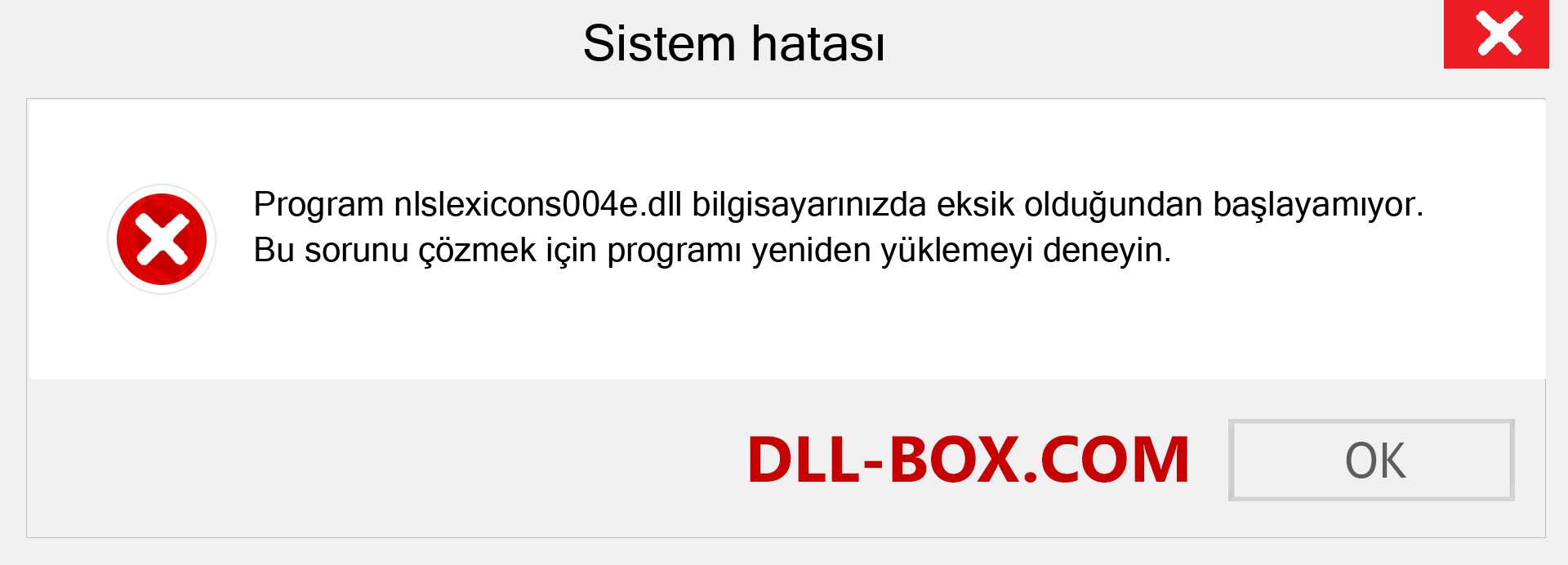 nlslexicons004e.dll dosyası eksik mi? Windows 7, 8, 10 için İndirin - Windows'ta nlslexicons004e dll Eksik Hatasını Düzeltin, fotoğraflar, resimler